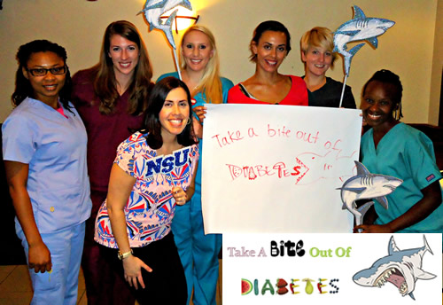 Photo: 'Take A Bite Out of Diabetes' Team Photo