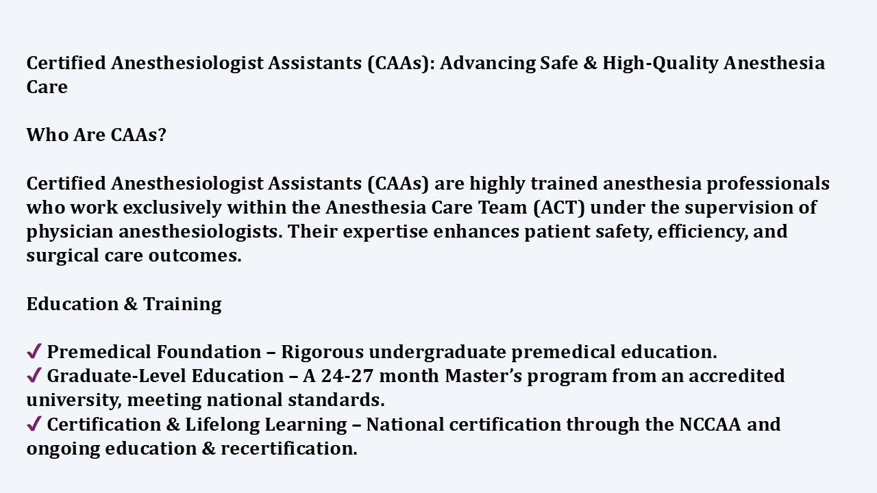 alpha eta celebrates anesthesiologist assistant week 2025